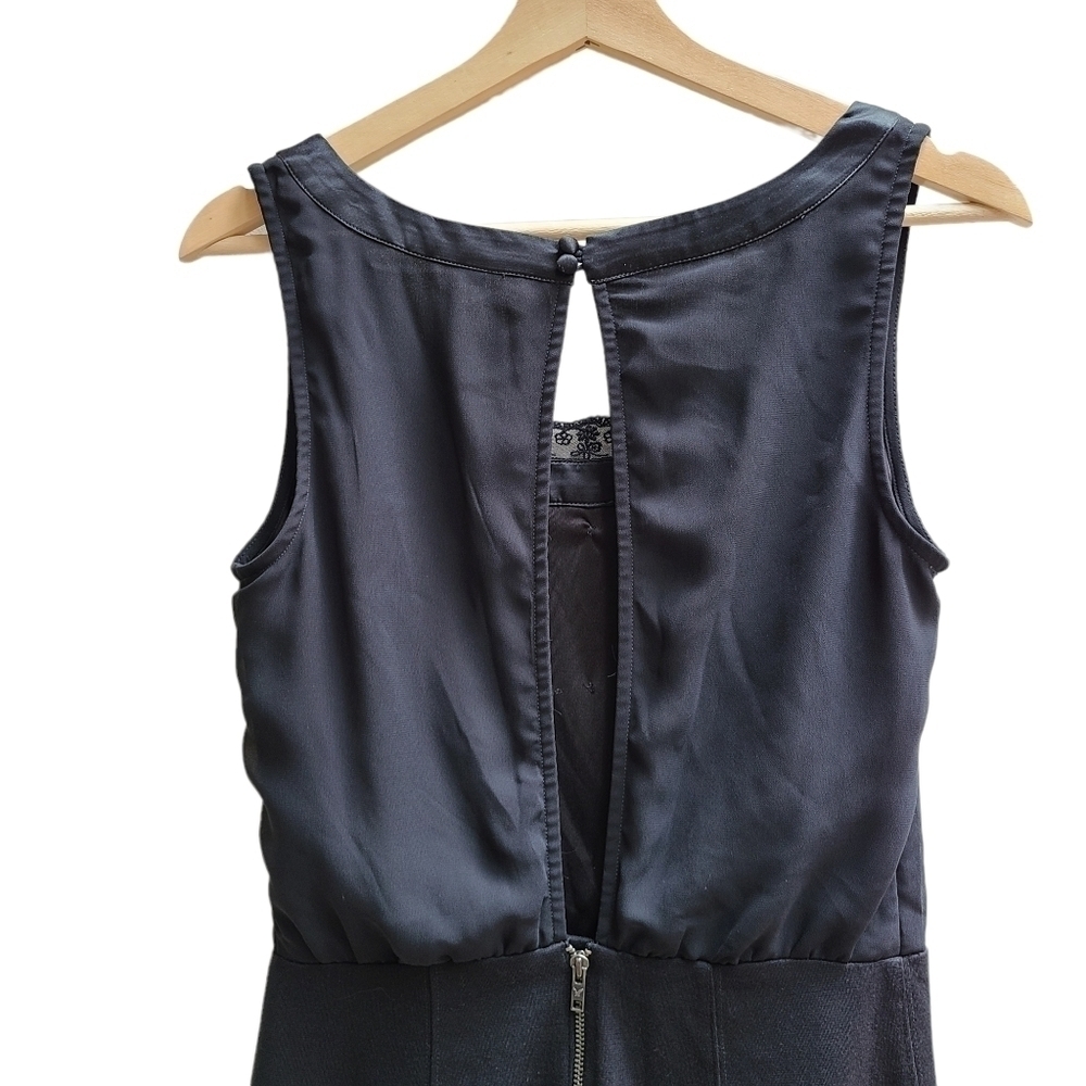 AEO Little Black Dress with Open Back, Sleeveless, Bows, Size Small - Picture 4 of 6